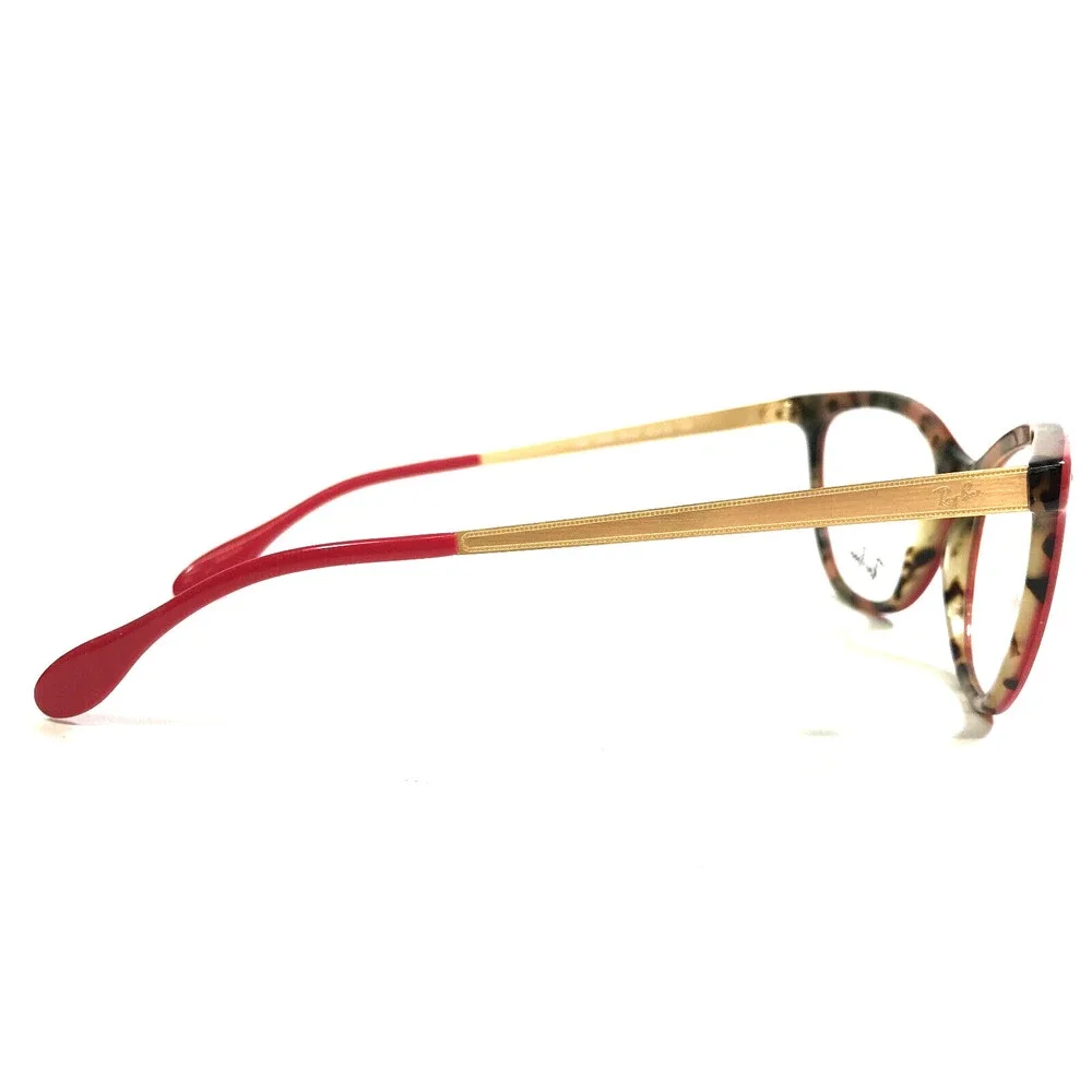 Ray-Ban Eyeglasses Frames RB5360 5714 Hot Pink Brown Tortoise Gold Arm 52-18-145
